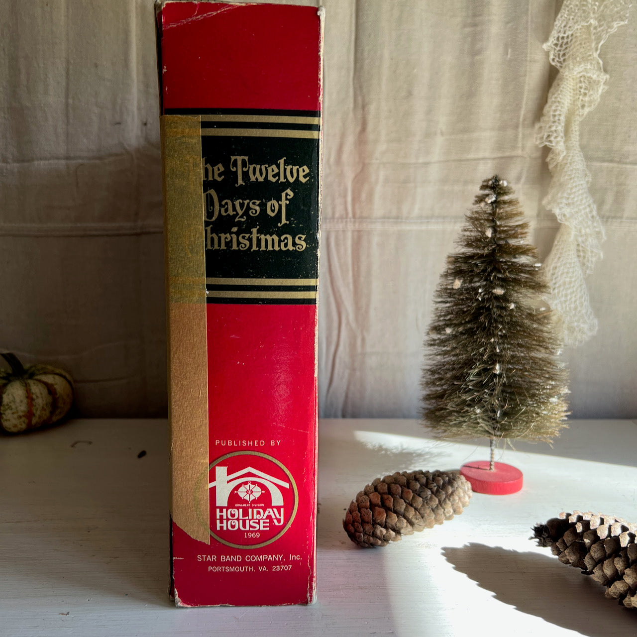 The Twelve Days of Christmas Vintage Ornament Set (c.1960s)