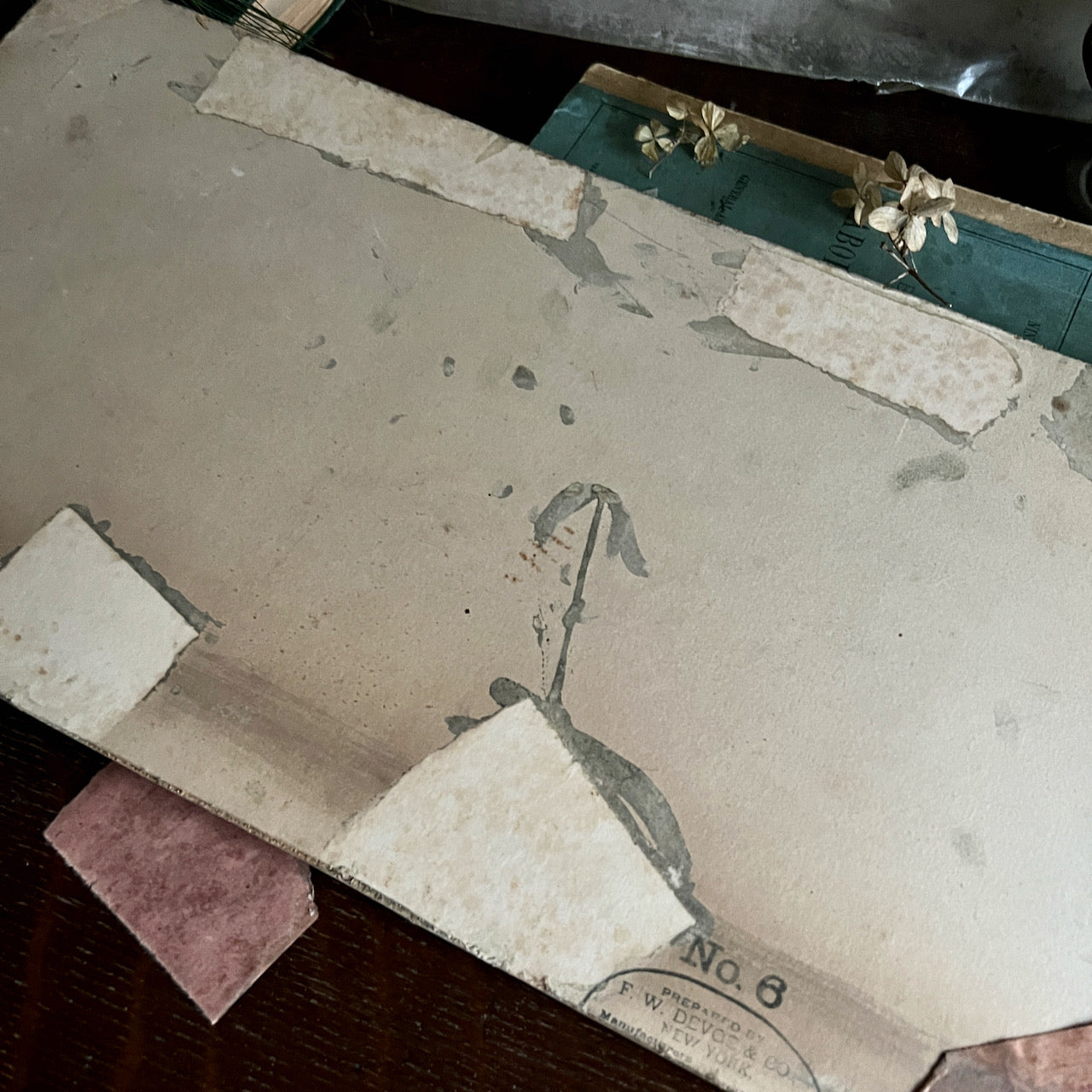 Chalk Pastel River Landscape (c.1940s)