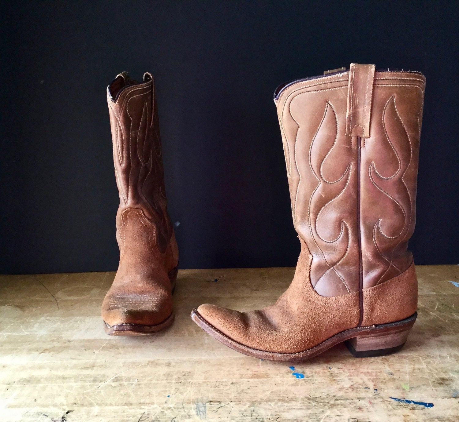 Vintage Acme Leather Cowboy Boots for Women