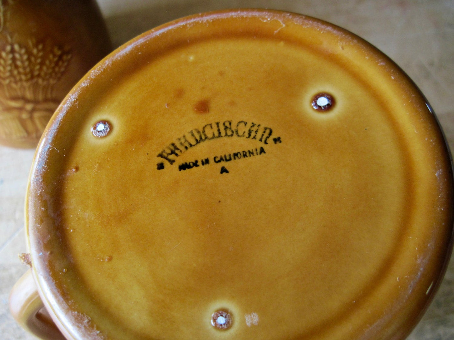 Vintage Franciscan Wheat Pottery (c.1950s)