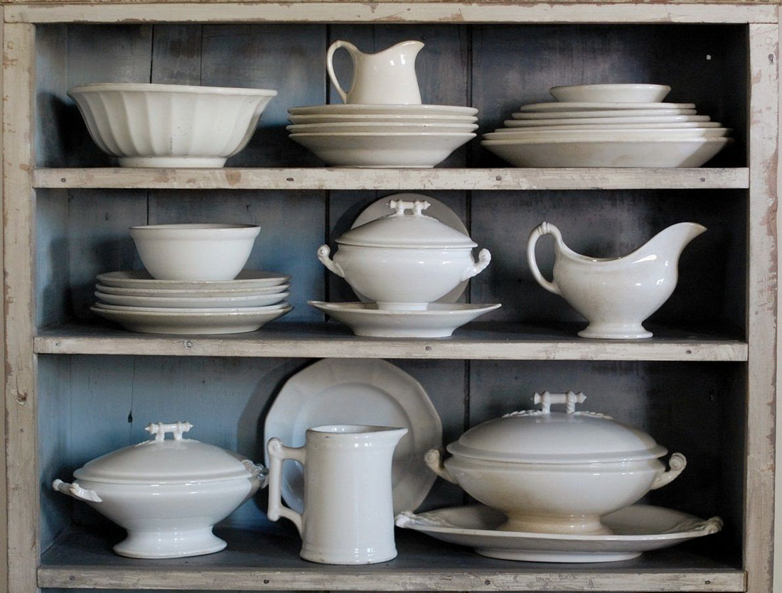 antique ironstone collection, antique soup tureens, collecting ironstone