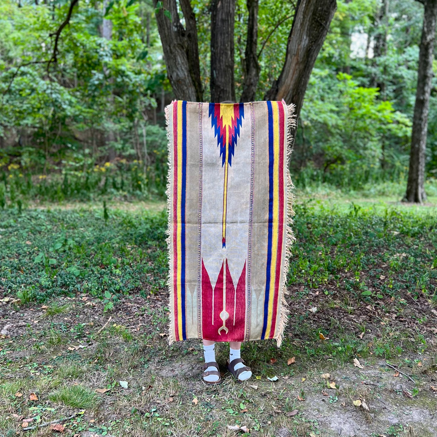 Vibrant Handwoven Southwestern Rug or Mat