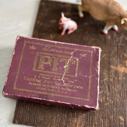 Vintage PIT Card Game, Bull and Bear Edition, c.1915