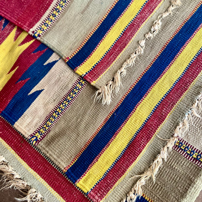 Vibrant Handwoven Southwestern Rug or Mat