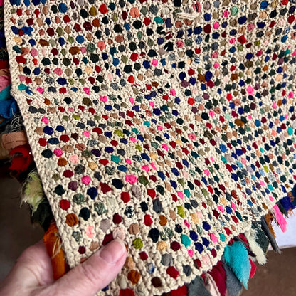 Antique Shaker Confetti Rug, c.1900