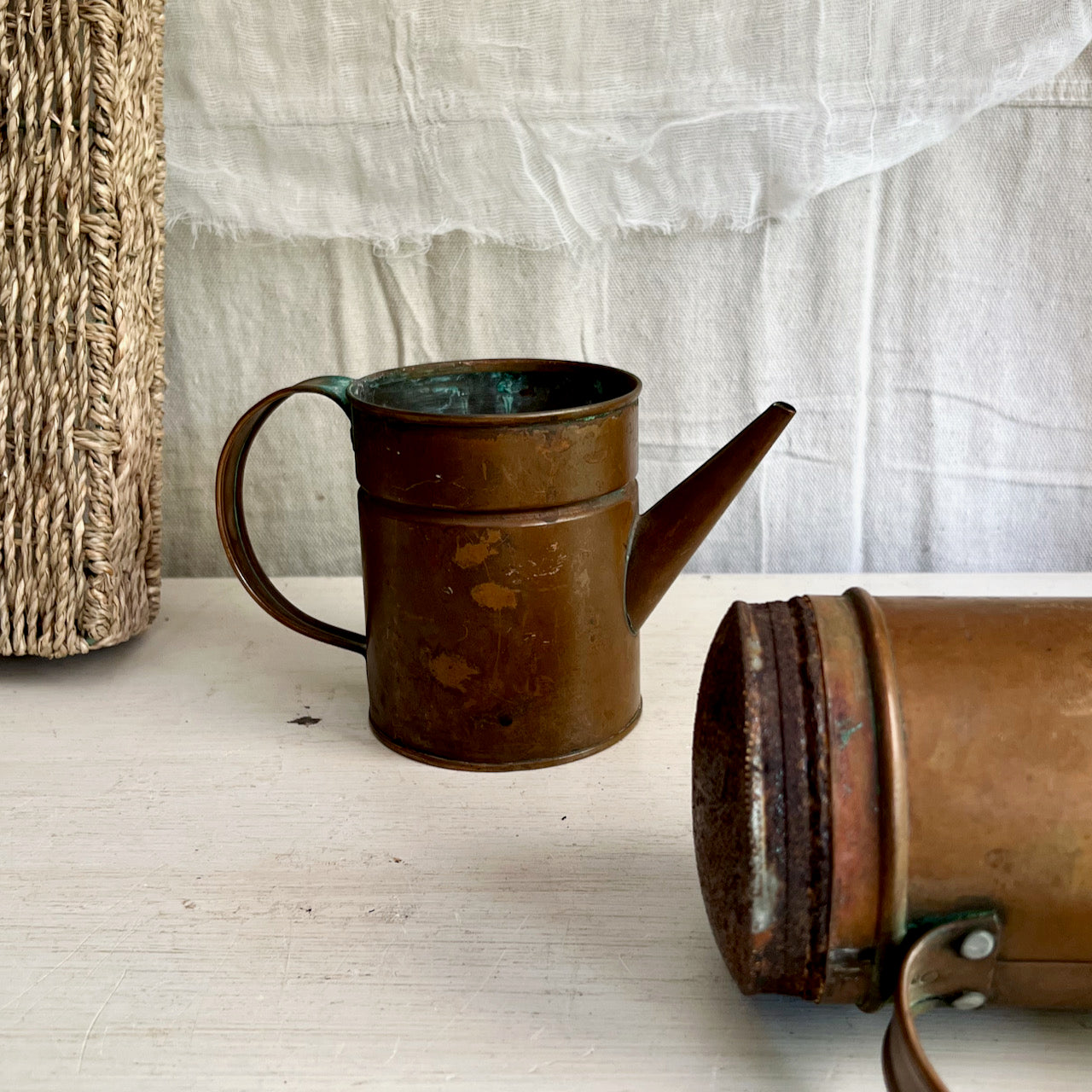 Early Antique Copper Neapolitan Style Coffee Pot – Rush Creek Vintage