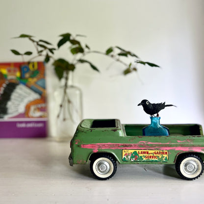 Vintage Die Cast Ford Green Toy Truck