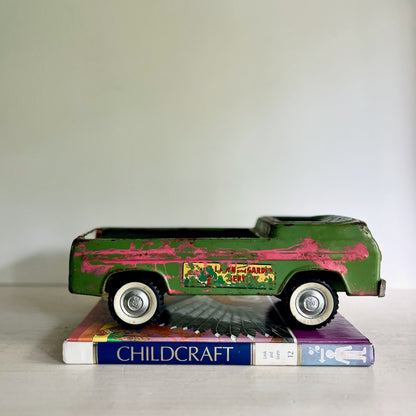 Vintage Die Cast Ford Green Toy Truck