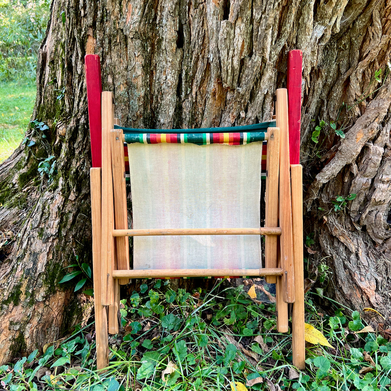 Vintage folding camp online chair