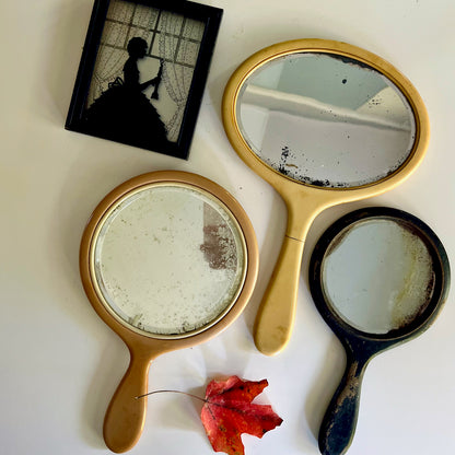 Vintage Hand Mirrors and Bedtime Silhouette Bundle