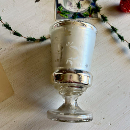 Early Blown Mercury Glass Tumbler