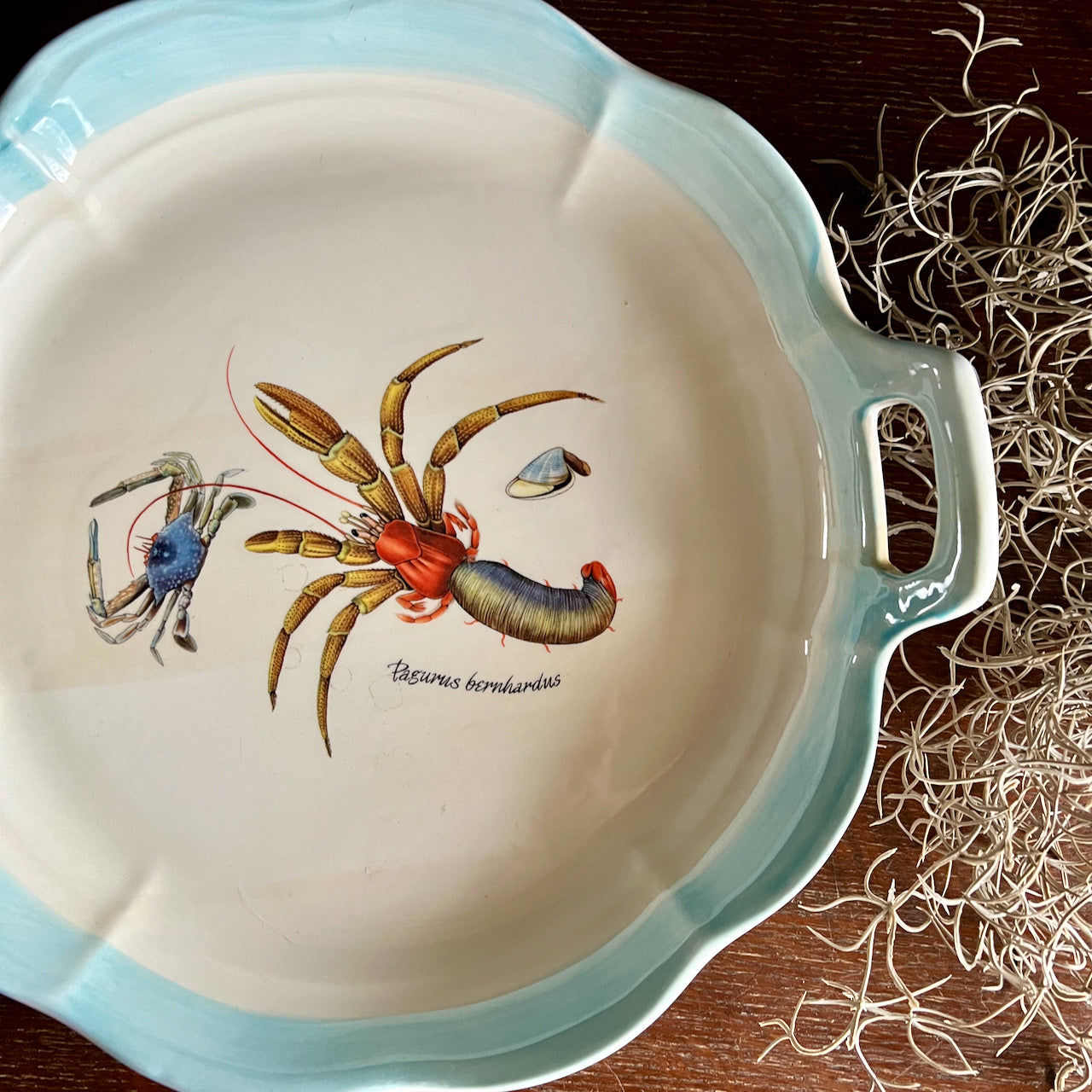 Due Torri Italian Ceramica Lobster Seafood Platter (c.1970s)