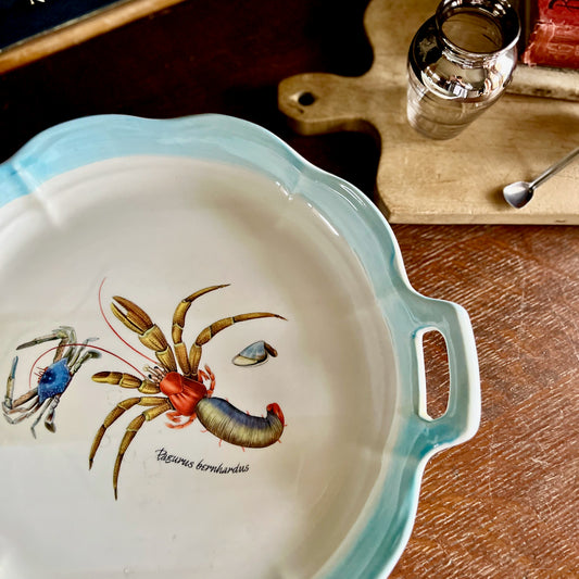 Due Torri Italian Ceramica Lobster Seafood Platter (c.1970s)