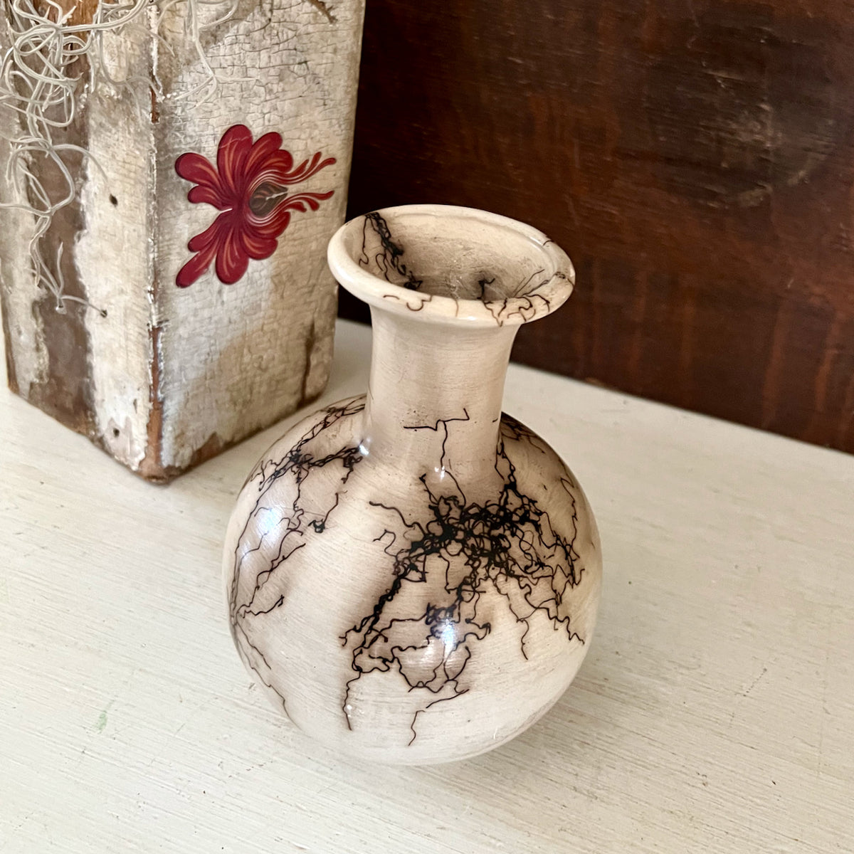 Wild Horse Coaster - Handmade Raku Pottery, Signed By Artist, NEW, Unique Home Decor Or Gift