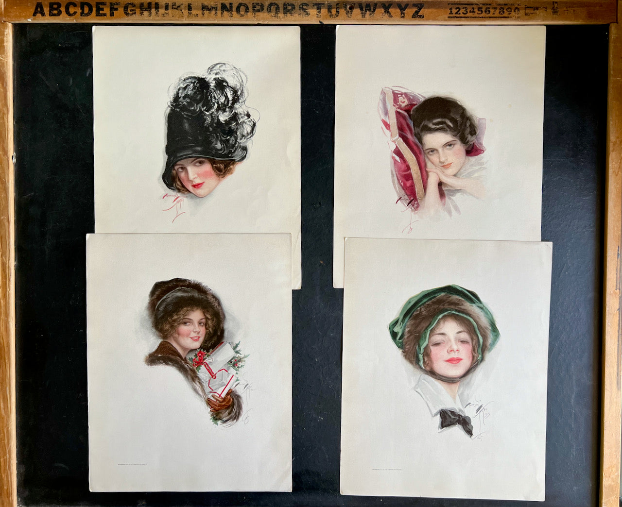 Harrison Fisher's Ideal Types of American Beauty Portfolio (c.1913)