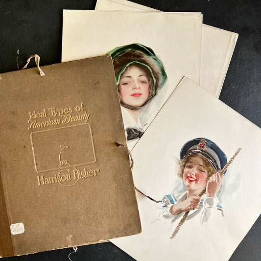 Harrison Fisher's Ideal Types of American Beauty Portfolio (c.1913)