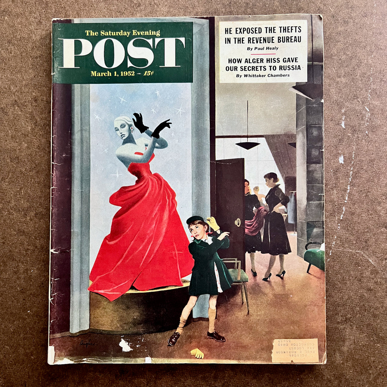 Five Saturday Evening Post Magazines (c.1946-1964)