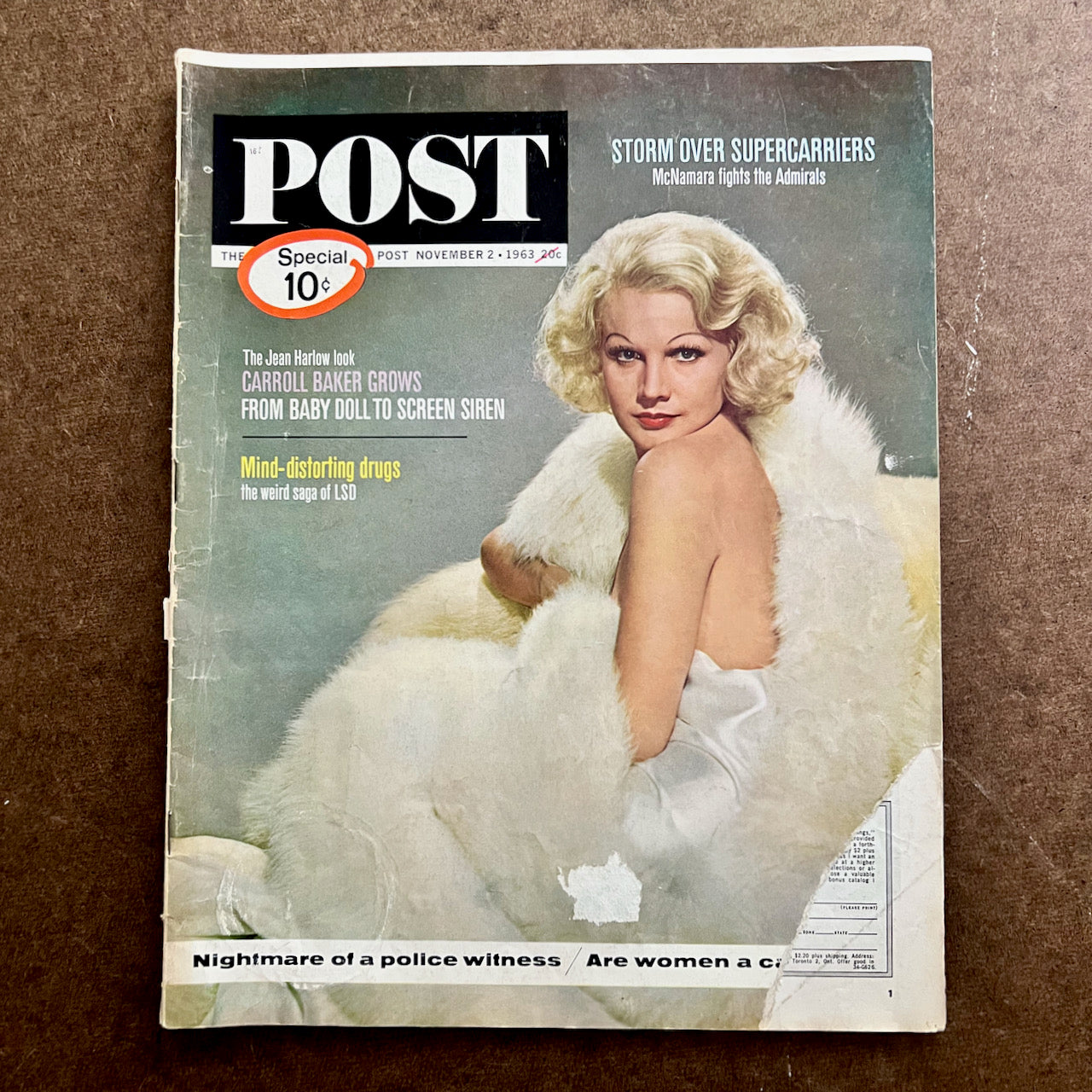 Five Saturday Evening Post Magazines (c.1946-1964)