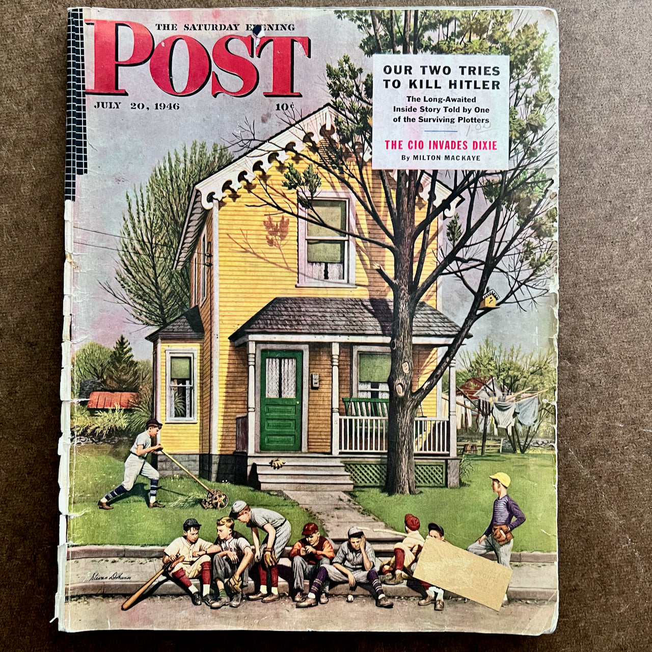 Five Saturday Evening Post Magazines (c.1946-1964)