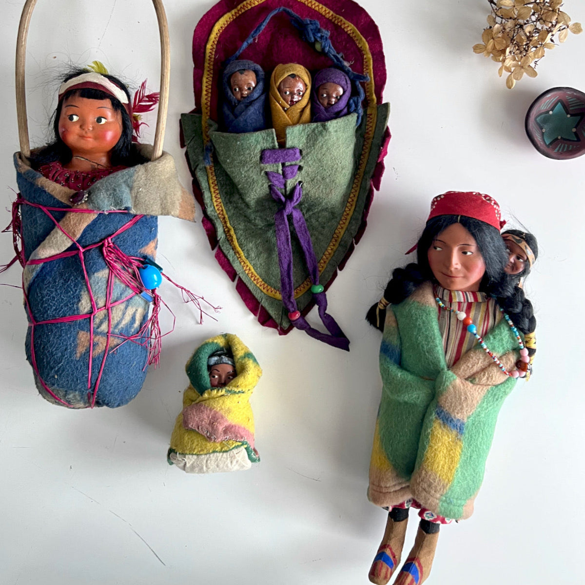 Vintage Native American Skookum Character Doll Collection – Rush 
