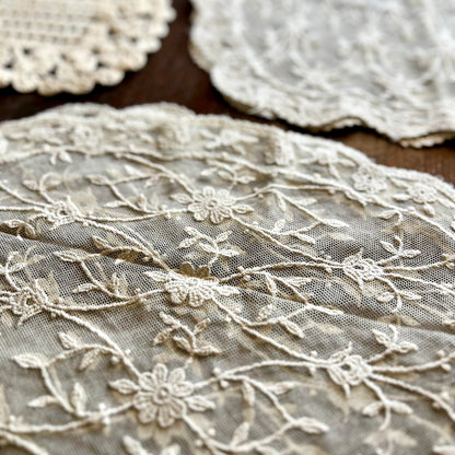 Vintage Lace Dresser Scarves or Runner Plus Other Handmade Pieces