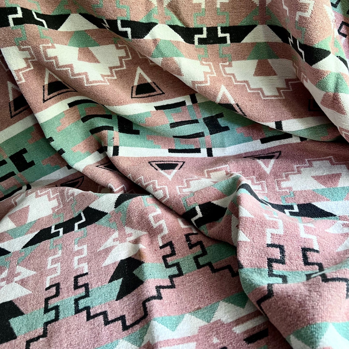 Vintage Southwestern Wool Camp Blanket