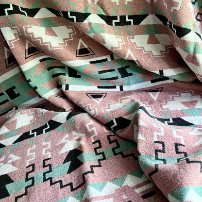 Vintage Southwestern Wool Camp Blanket
