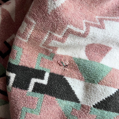 Vintage Southwestern Wool Camp Blanket