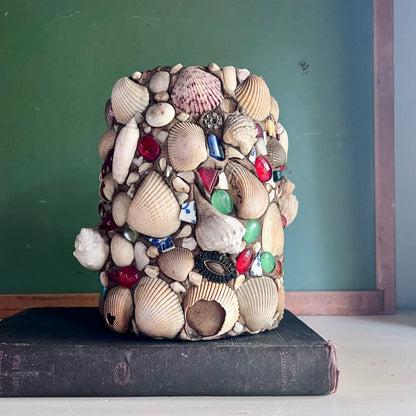 Early Handmade  Folk Art Memory Jug