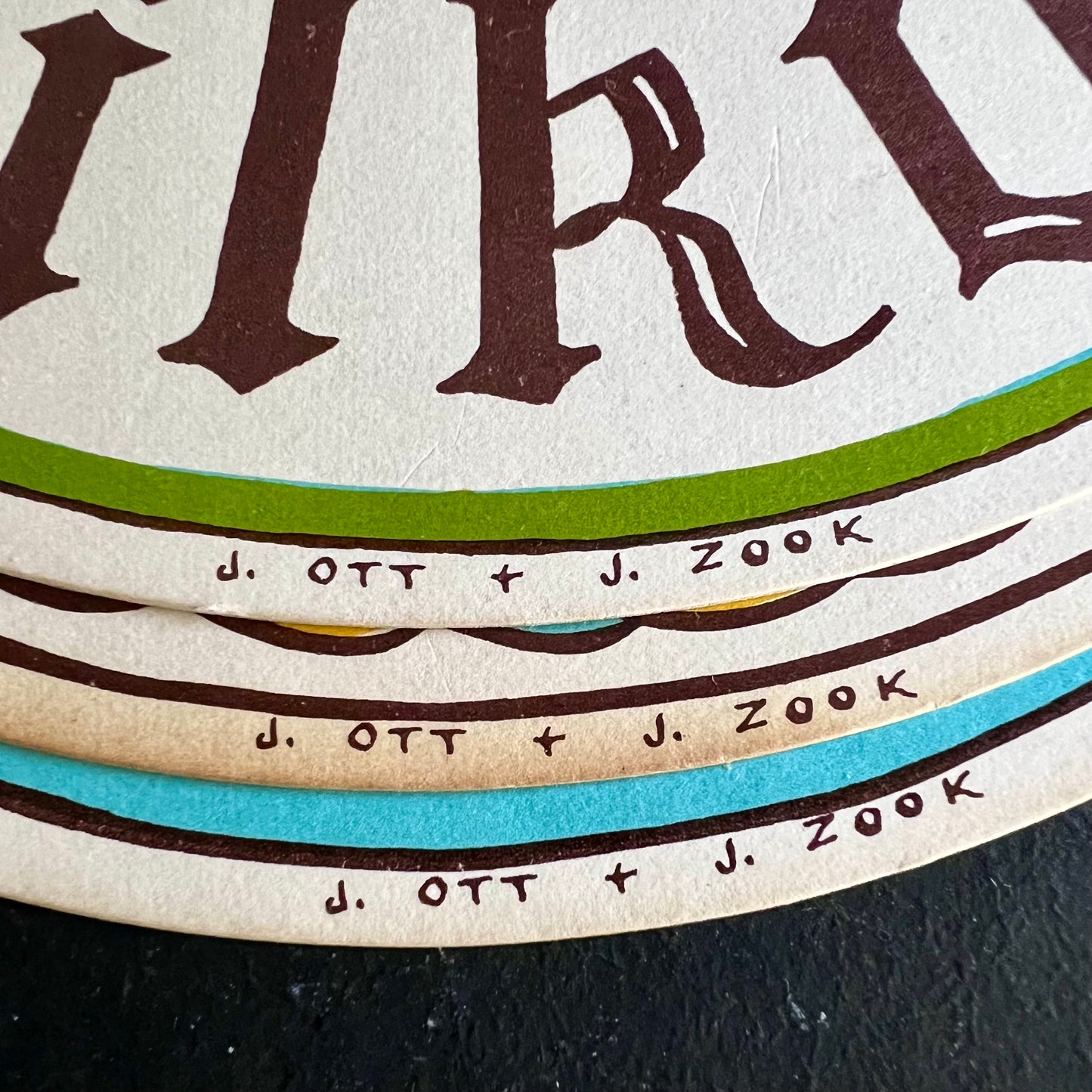 Five Vintage Pennsylvania Dutch Folk Art Hex Signs