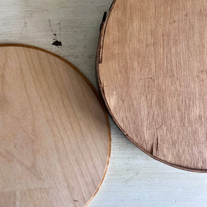 Clarence Wells Eagle and Salmon Aboriginal Drum Box