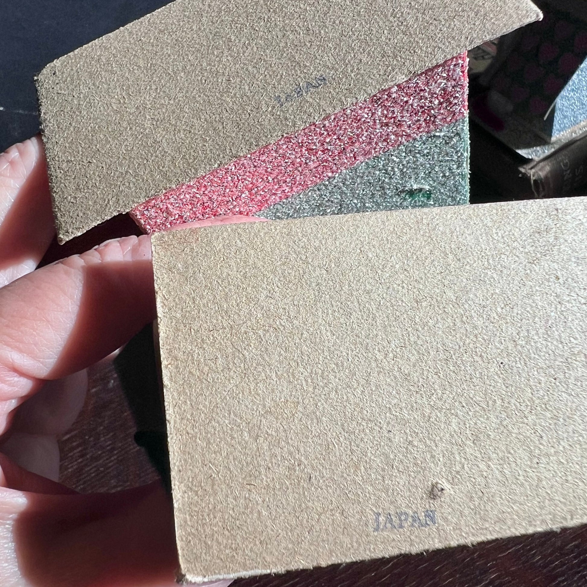 Five Piece Vintage Pastel Putz Village (c.1950s)