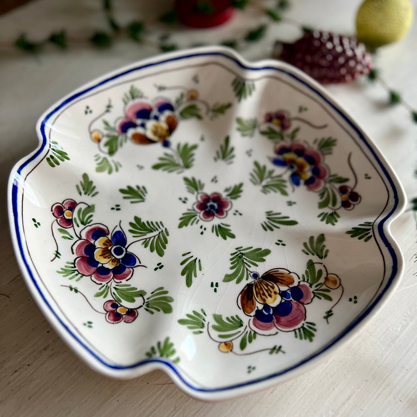 Vintage Polychrome Delft Plate by De Delftse Pauw