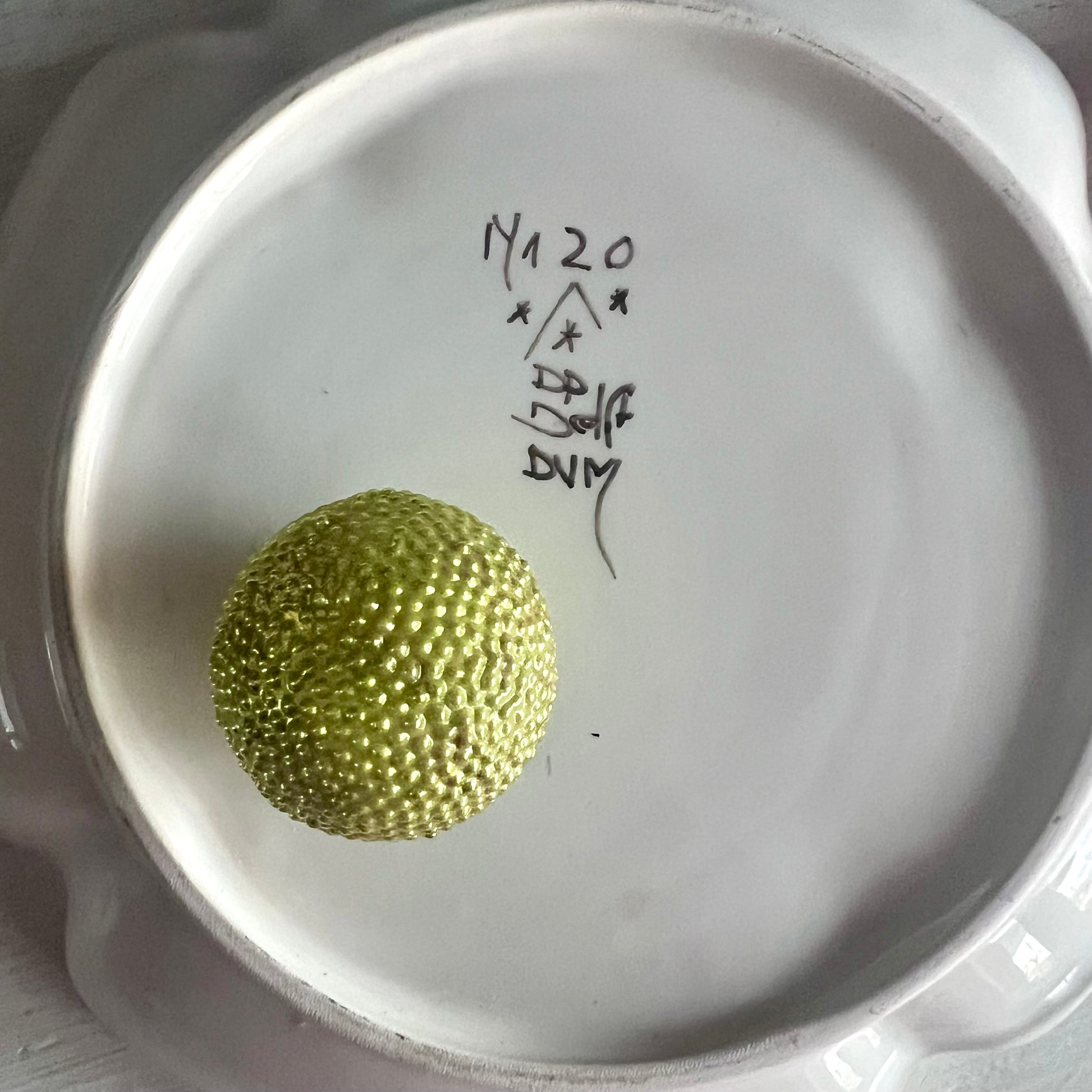 Vintage Polychrome Delft Plate by De Delftse Pauw