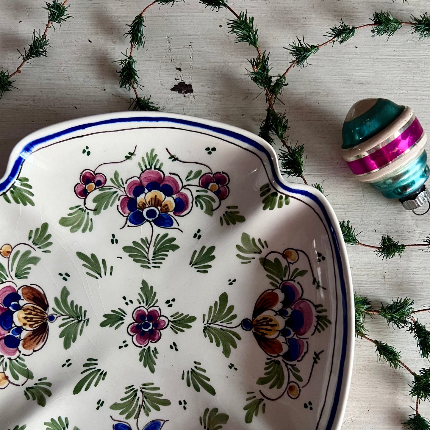 Vintage Polychrome Delft Plate by De Delftse Pauw