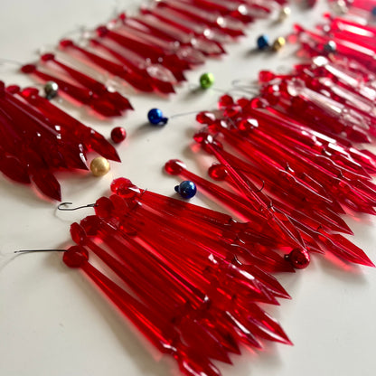 100+ Mid Century Plastic Prism Icicle Ornaments