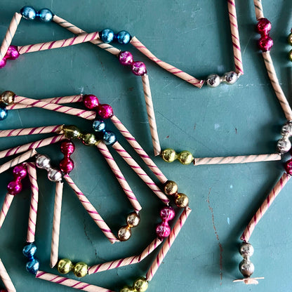 Mismatched Vintage and Antique Beaded Garland Grouping