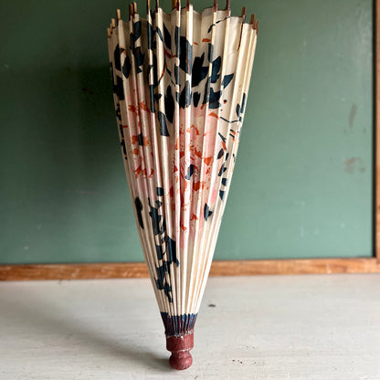Vintage Decorated Boho Paper Asian Parasol