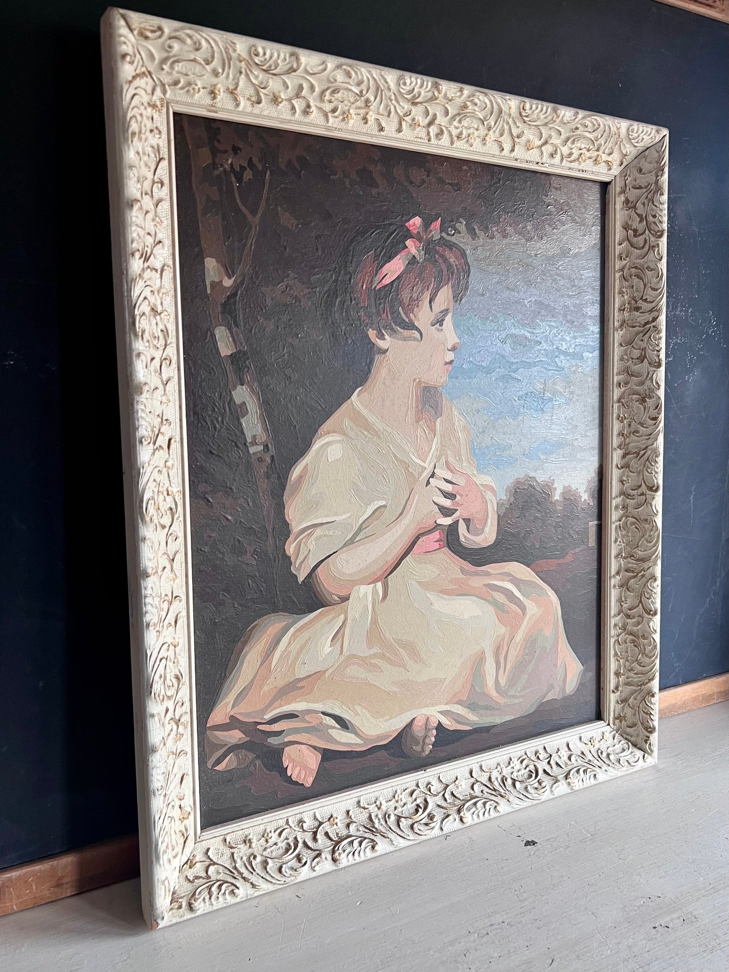 Mid Century Raeburn Paint by Number 'Age of Innocence'