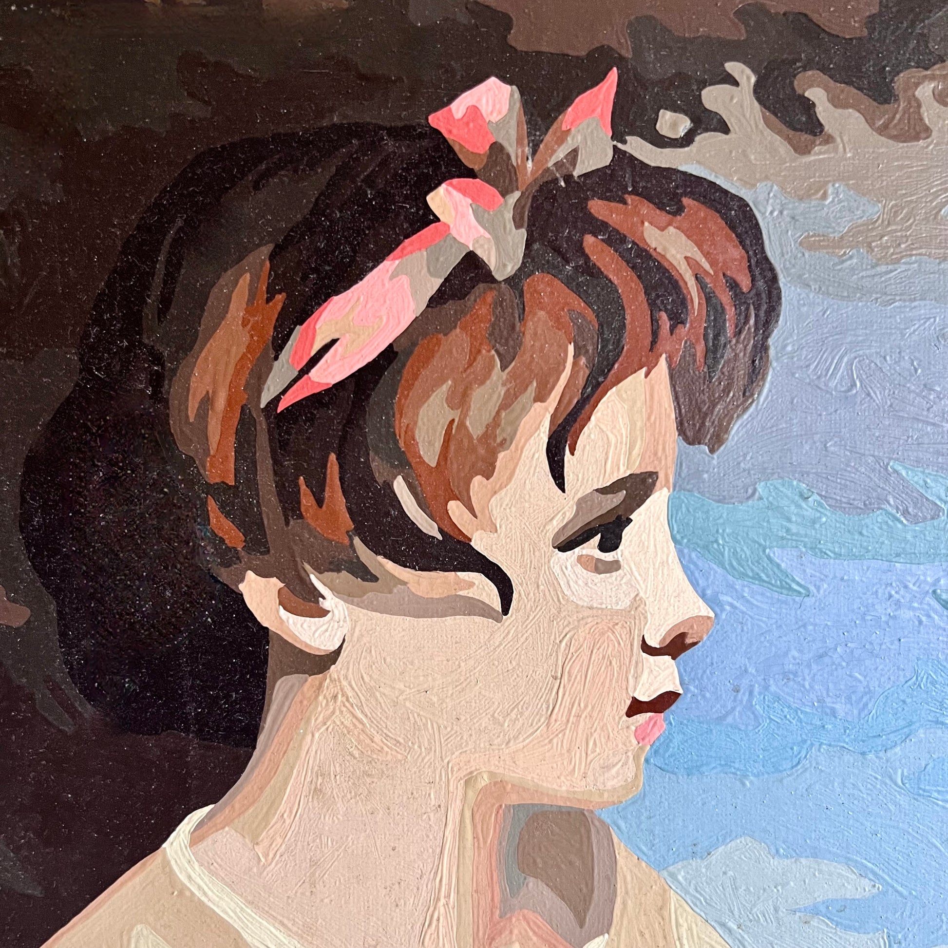 Mid Century Raeburn Paint by Number 'Age of Innocence'