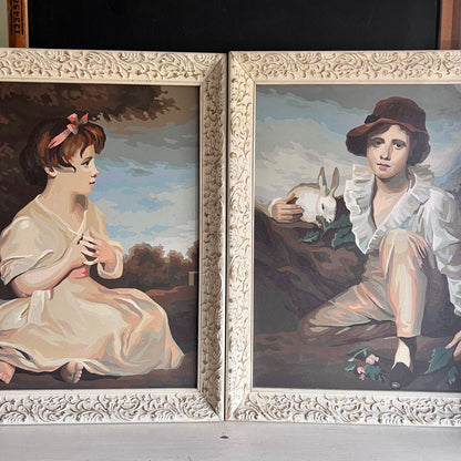 Mid Century Raeburn Paint by Number 'Age of Innocence'