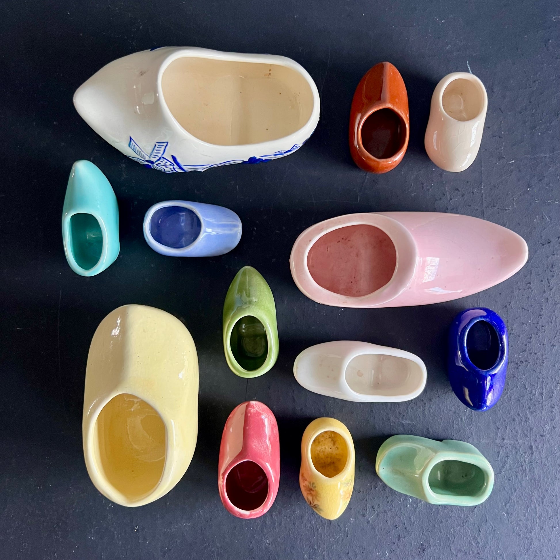 Old Ceramic Dutch Clog Collection