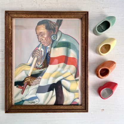 Set of Two Vintage Native American Art Prints