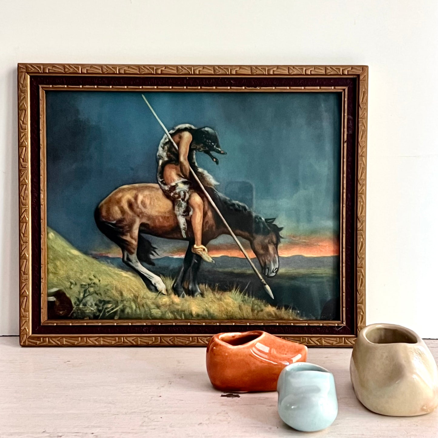 Set of Two Vintage Native American Art Prints