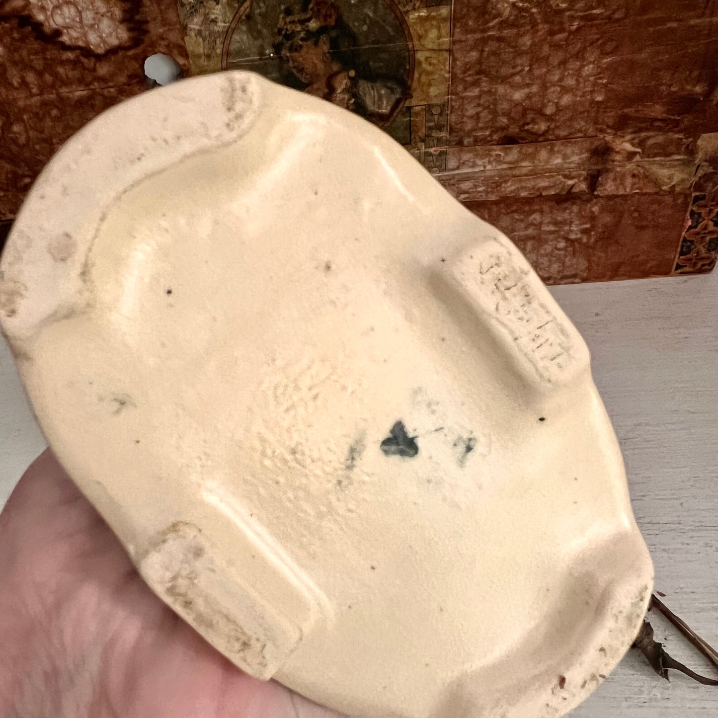 Antique 1920s Weller Pottery Roma Triple Bud Vase
