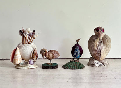 Vintage Souvenir Seashell Figurines