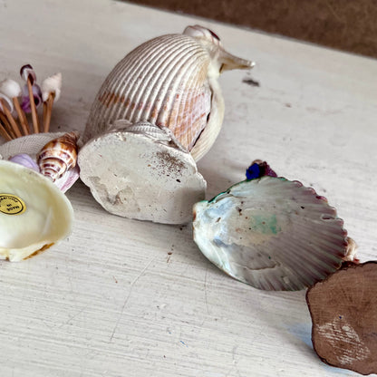 Vintage Souvenir Seashell Figurines