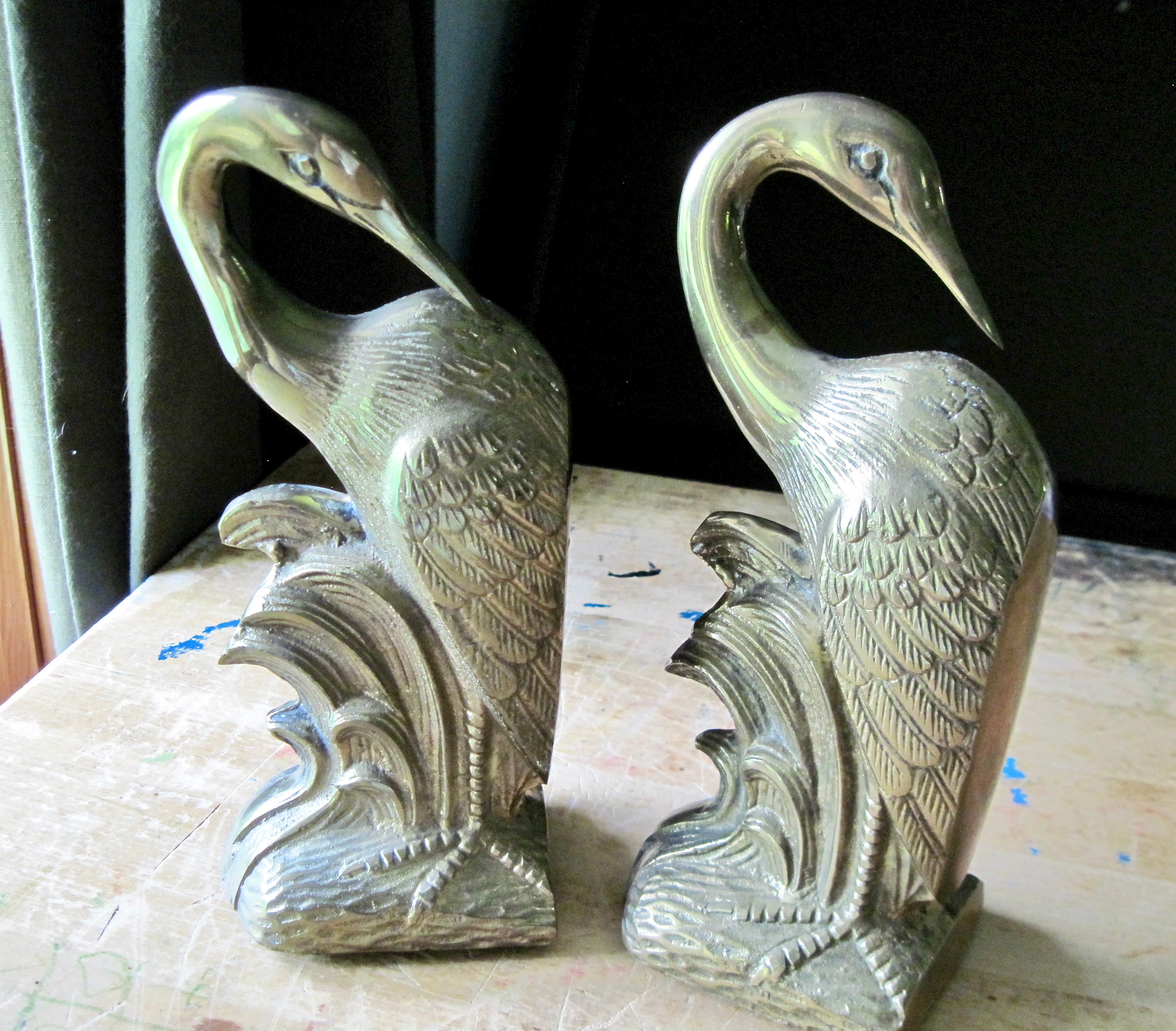 Brass Bird Bookends buying