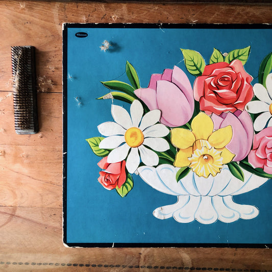 Vintage Floral Whitman Preschool Puzzle (c.1956)