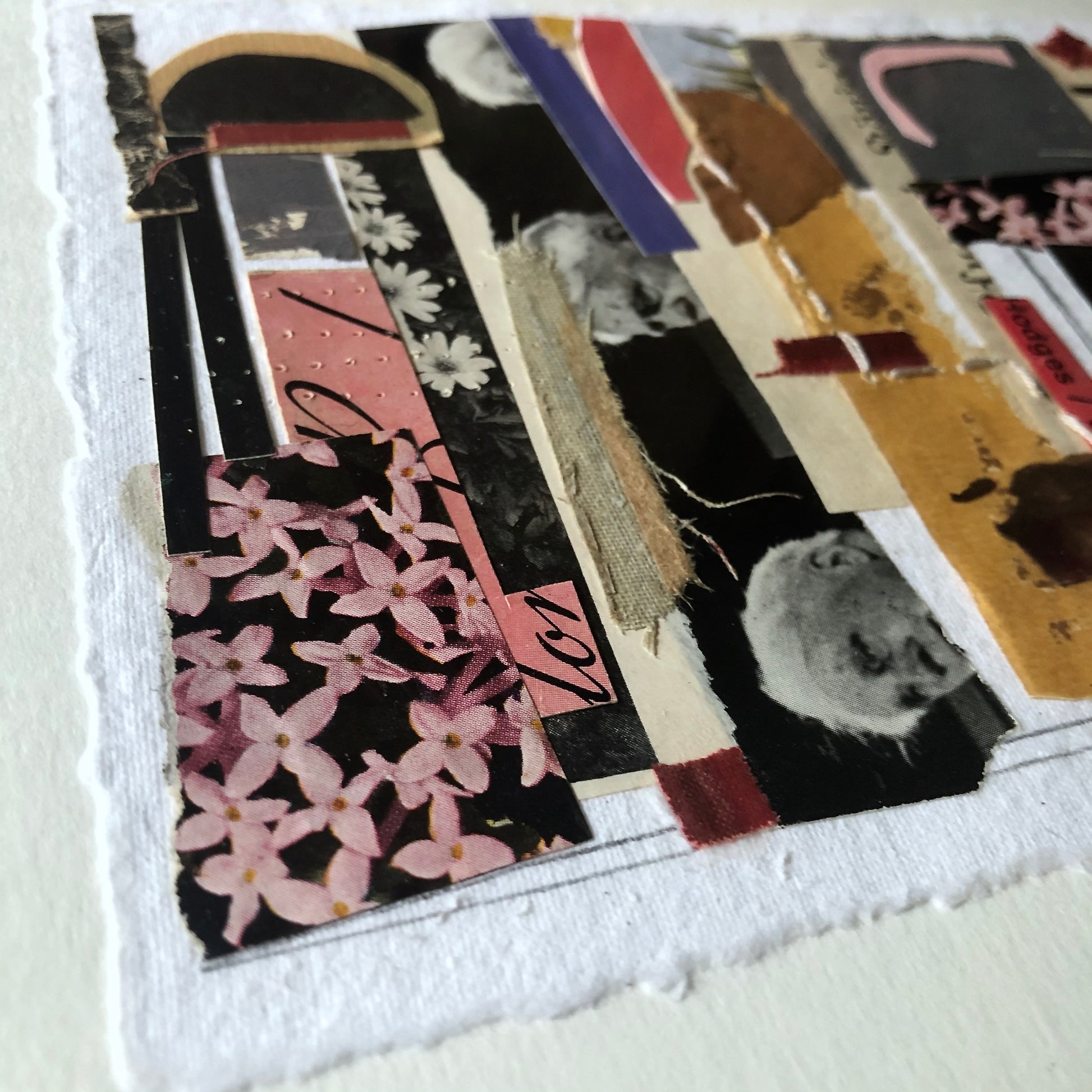 Abstract Collage with Vintage Papers, 'Abundance'
